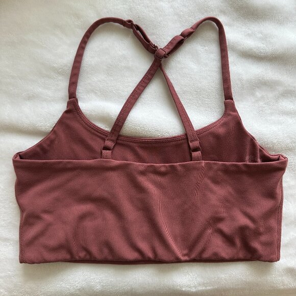 Girlfriend Collective FLOAT Juliet Strappy Bra (Fig) - Picture 4 of 5